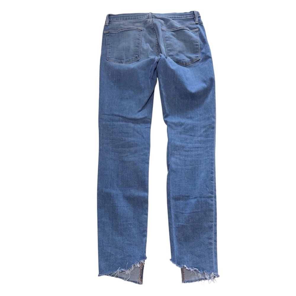 Frame Denim Le High Skinny Cascade Hem Bennett Size 28 - Picture 4 of 11